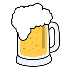 Beer Mug Downloadable SVG, Vector