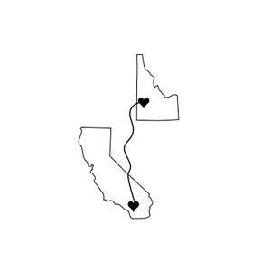 O coração está em outro estado - Idaho à Califórnia