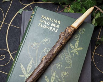 Natural Cornish Holly Wood Wand - For Protection & Meeting Challenges - Pagan, Wicca, Witchcraft, Magic, Ritual
