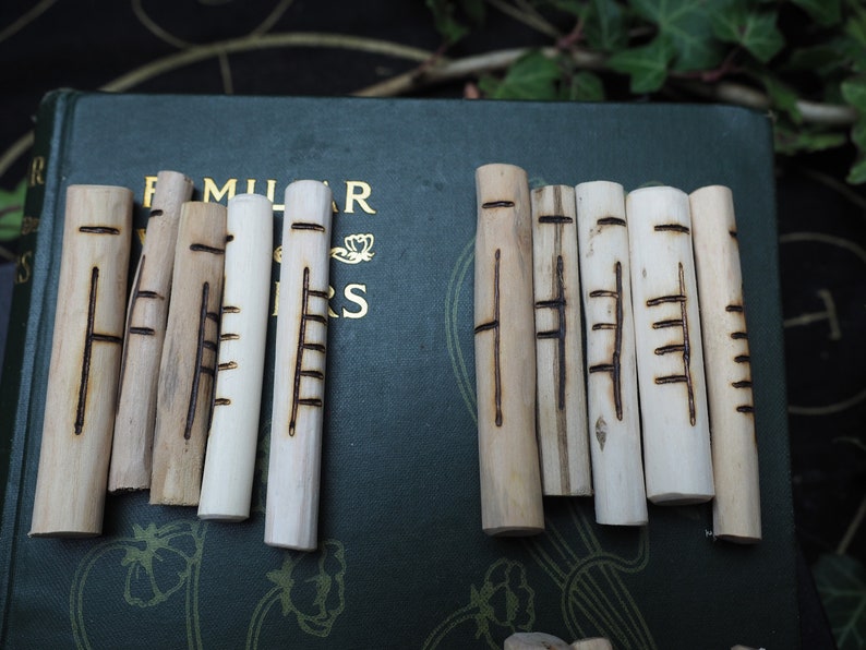 20 Corresponding Celtic Tree Ogham Staves Pagan, Druid, Druidry, Witchcraft, Divination image 6