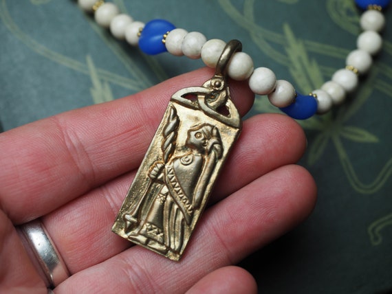 Frigg Pendant - Bronze  Norse Goddess Frigga Necklace – Sons of