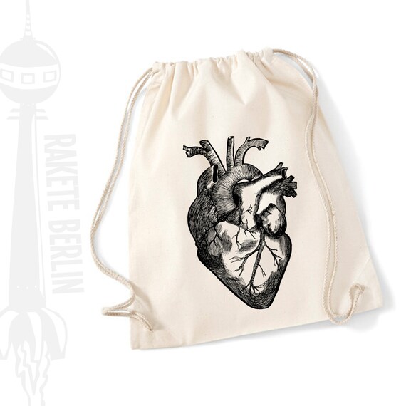 Torby Sportowe Serce Anatomiczne Rysunku