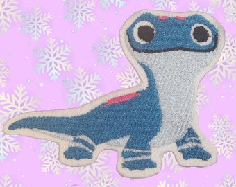Fire Lizard Iron On Patch