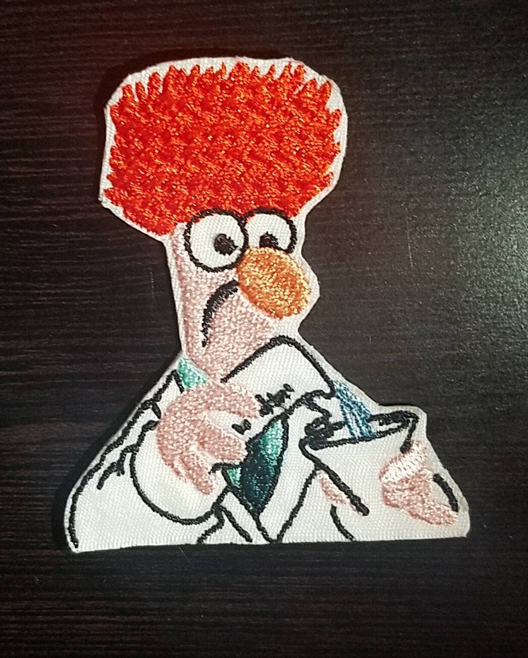  Muppets Beaker Don't Panic Morale Patch Funny Tactical Military  2x3 : Clothing, Shoes & Jewelry
