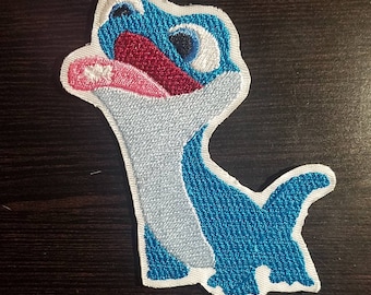 Lizard Eating a Snowflake Patch