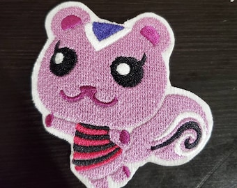 Pinkes Eichhörnchen Bügelbild