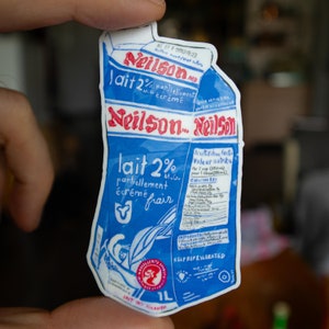 Milk Carton Sticker
