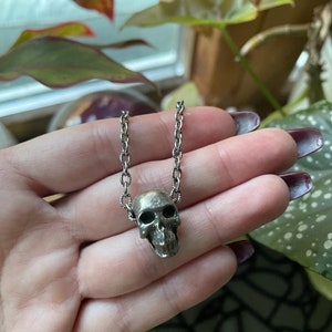 ZinnSchädel Halskette