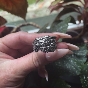 Huginn/ Muninn Odins Ravens ring
