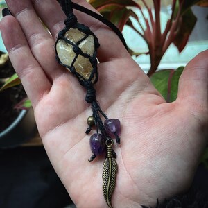 Citrine stimulation & Amethyst awakening
