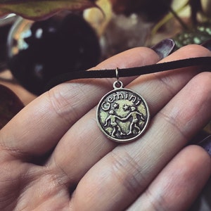 Gemini Zodiac necklace