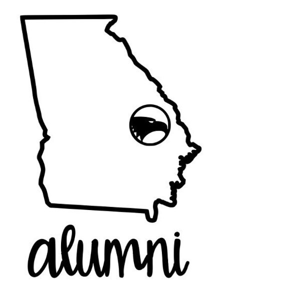 Georgia decal / Georgia Southern decal / alumni decal / cup decal / car decal