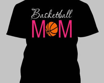 Basketball Mom Iron On / Basketball Mom / glitter basketball iron on / glitter iron on /  basketball / basketball iron on