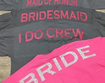 I Do Crew Jersey / Bride Jersey / Bride Shirt / Honeymoon Shirt / wedding party shirt / bridal party shirt / honeymoon