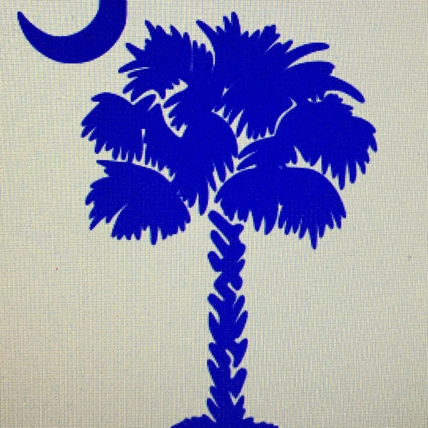 Palmetto Tree Decal Etsy