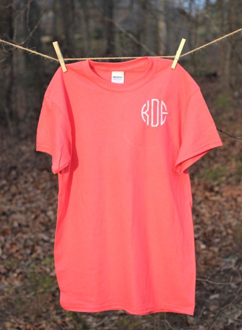 Sale / Monogram shirt / monogram tshirt / monogram / monogram tshirt sale / Sale / tee shirt image 3