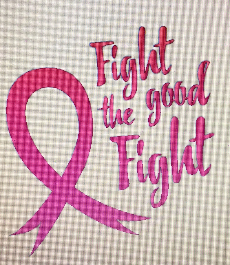 Breast Cancer Awareness Cup Decal / Yeti Cup / Car Decal / Etsy