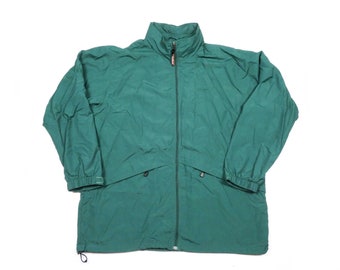 LL Bean Outdoor Outfitter. Green Windbreaker Jacket. Streetwear. Outdoorsman. Outdoors Hiking. Size men’s tall XXL.