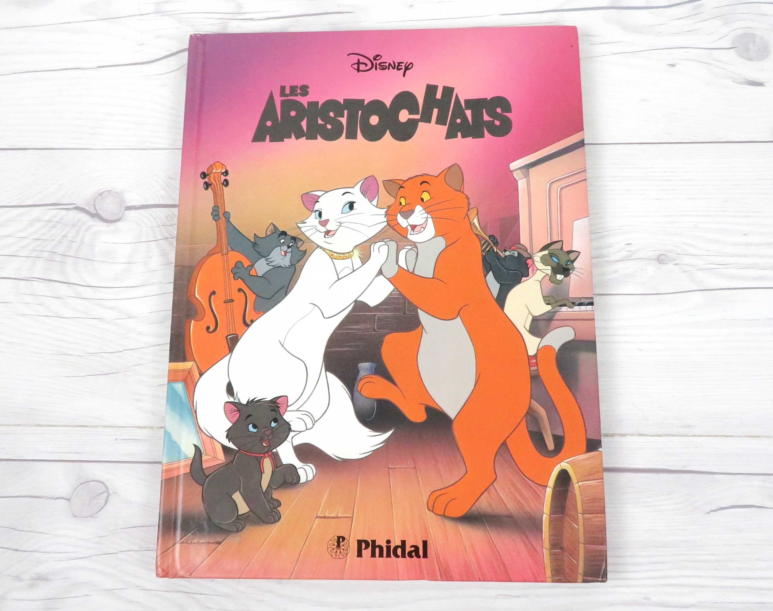 Vintage 1995 Les Aristochats Walt Disney s Children s Book Phidal