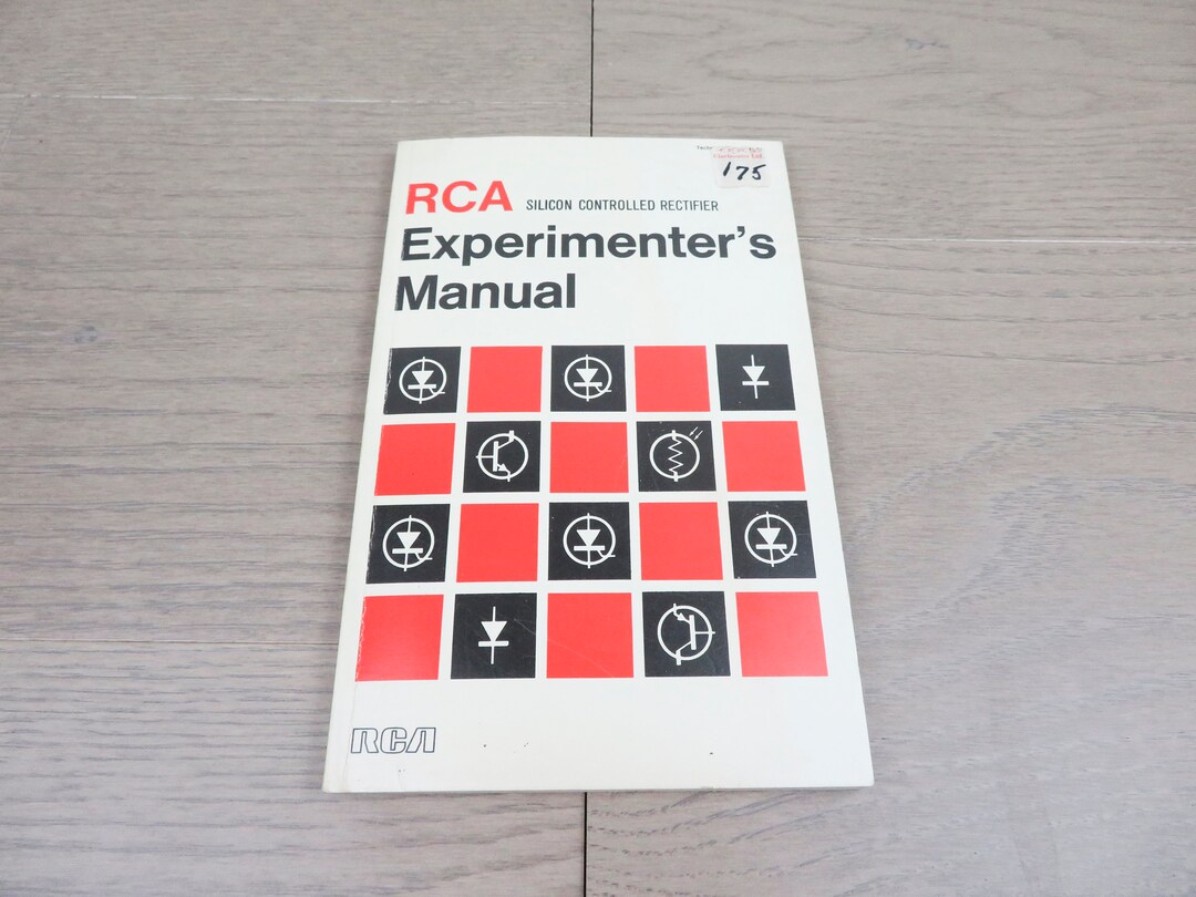 RCA Silicon Controlled Rectifier Experimenter's Manual. 1967 Vintage ...