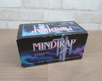 Vintage 1991 Mind Trap Game, MindTrap Puzzle Game, French Game. Mind games.