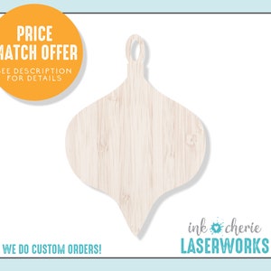 Birch Wood Ornament Shape: DIY Christmas Crafts