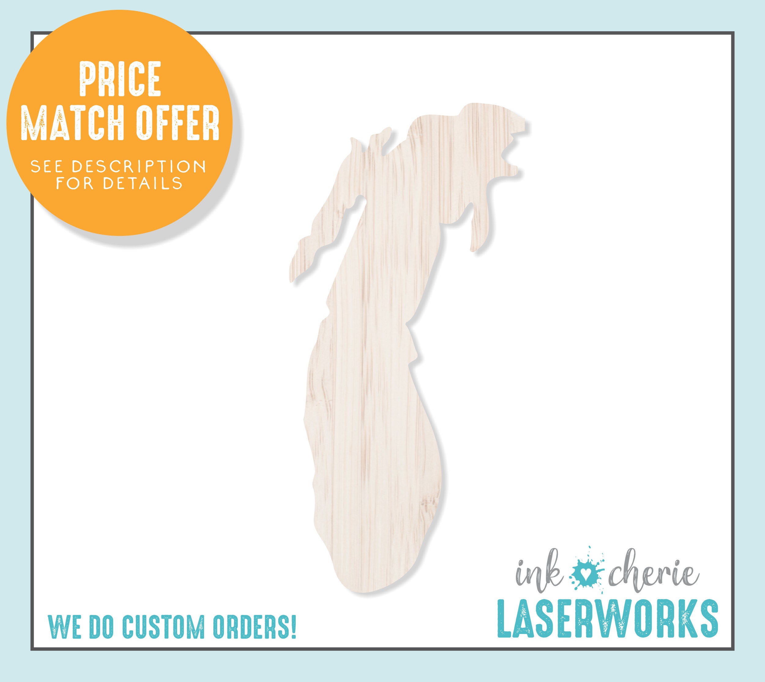 Lake Michigan Shape Lake Michigan Outline Silhouette Wood - Etsy UK