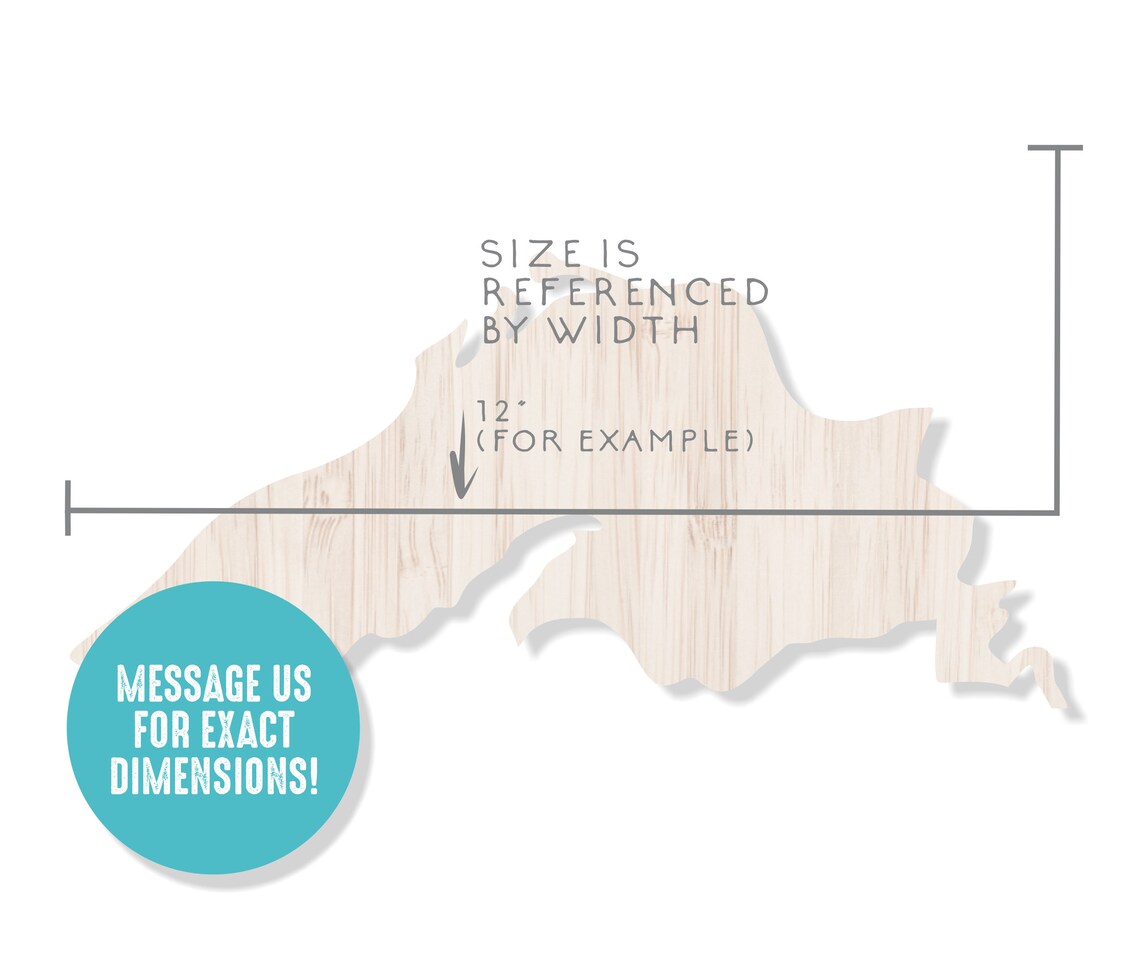 Lake Superior Shape Lake Superior Outline Silhouette Wood - Etsy