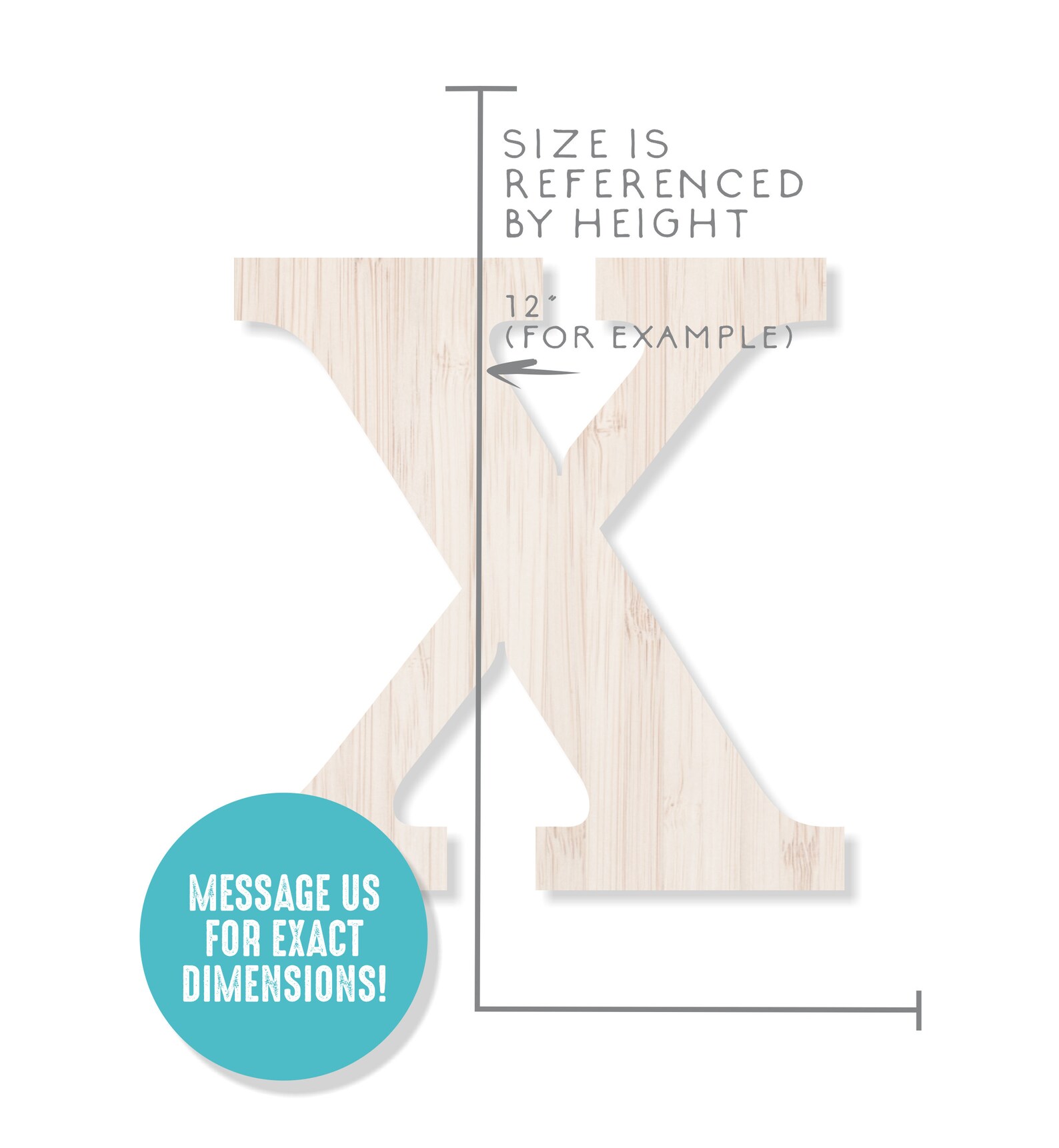 Letter X Cutout Shape Wood Alphabet Crafting Cutout DIY Etsy Ireland