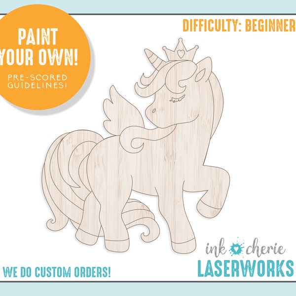 Wood Cutout Paint by Line Etsy