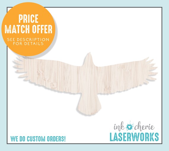 Ornament - Falcon Raw Wood Ornament - Falcon Raw Wood
