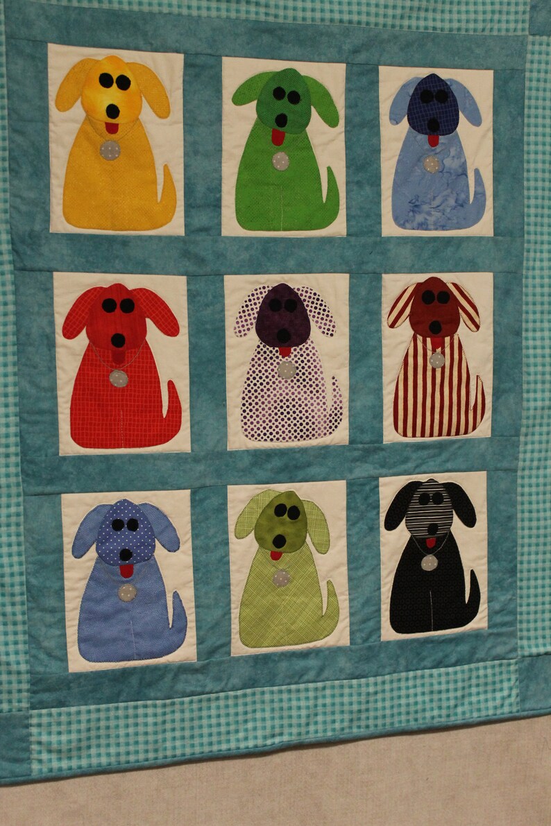 Nine Little Puppies | Etsy