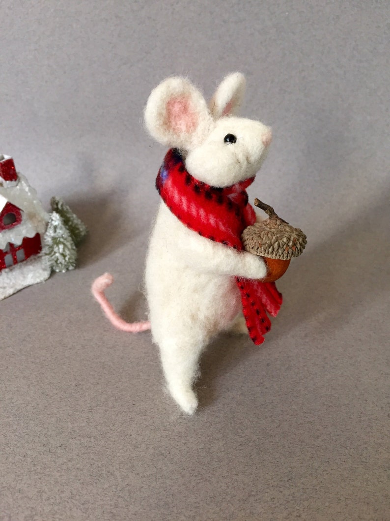 Needle felted mouse wool felt animal felted mice wool felt Etsy