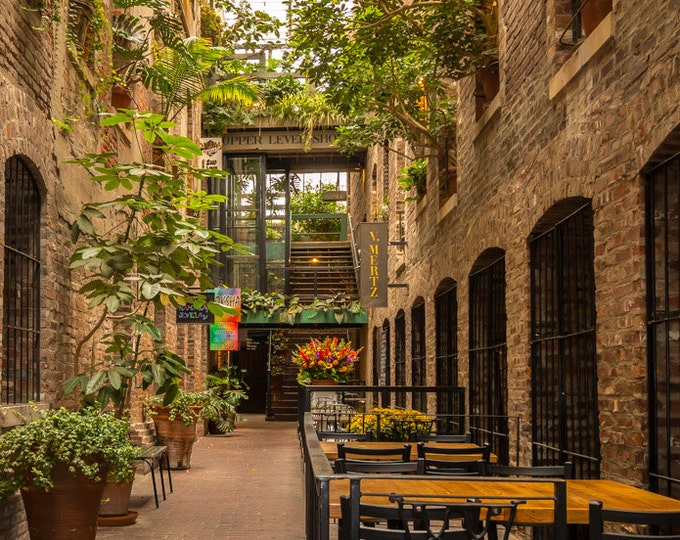 Old Passageway Gallery - Photo, Country Decor, old city decor, Omaha, Nebraska, Passageway Decor, Downtown, Old Market