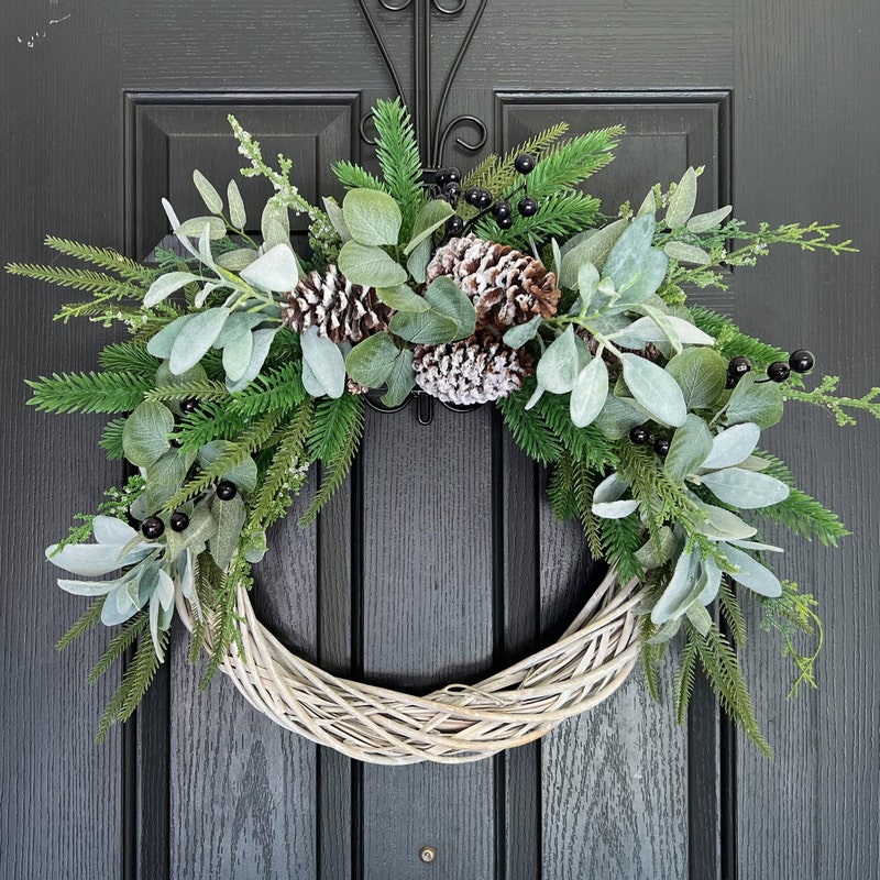 Winter Wreaths for Front Door - Etsy
