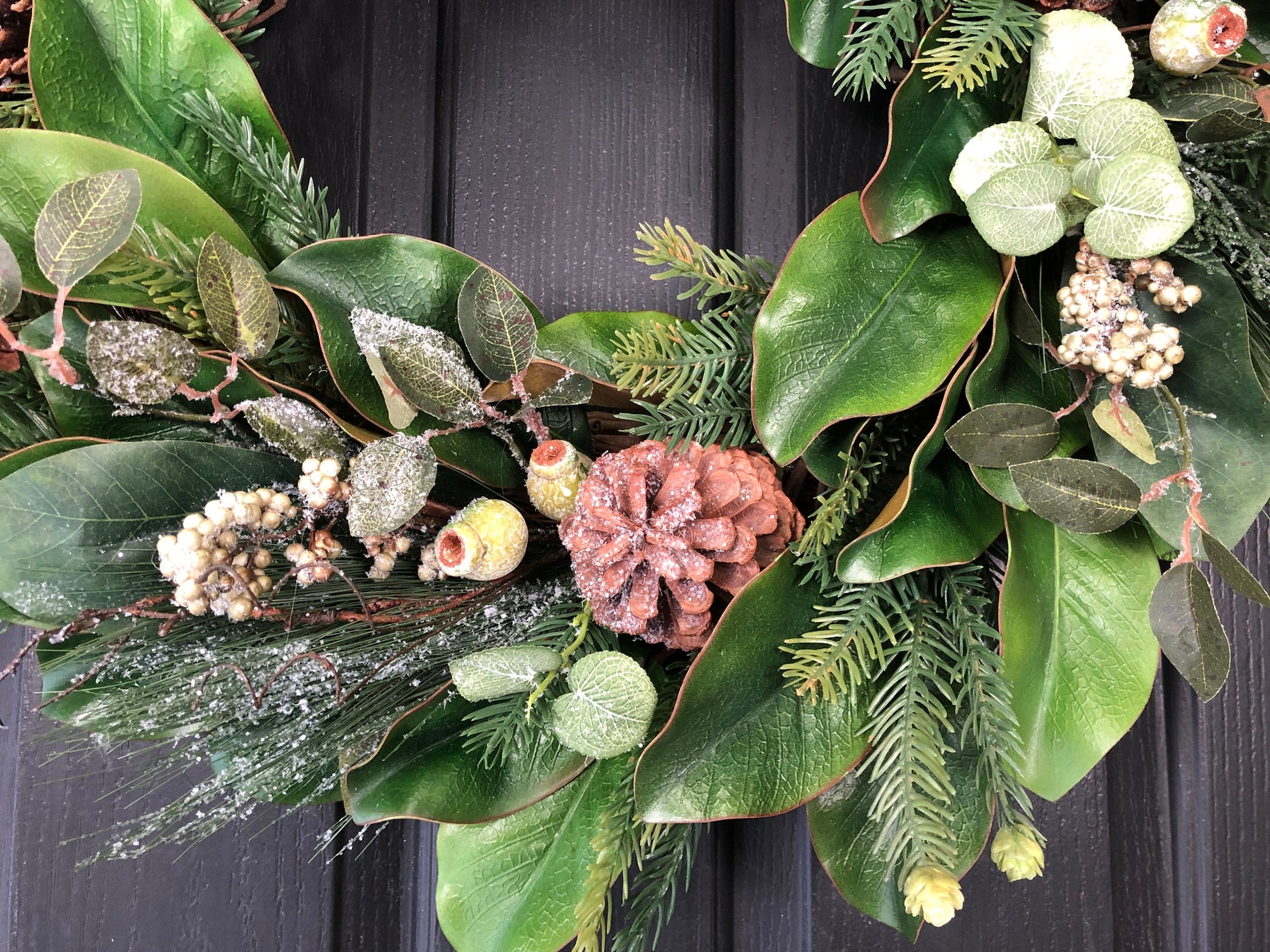 Winter Wreath for Front Door After Christmas Wreaths - Etsy