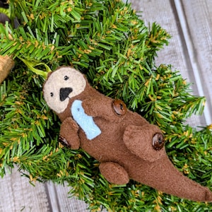 Seeotter Filz Ornament
