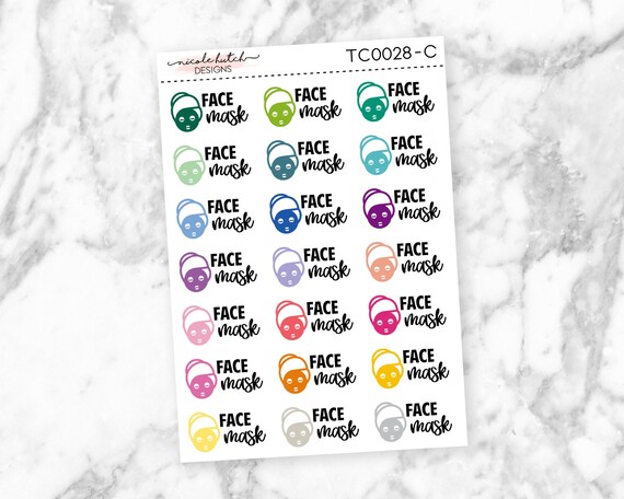 Small Tape Measure Icon Planner Stickers Functional Stickers Matte