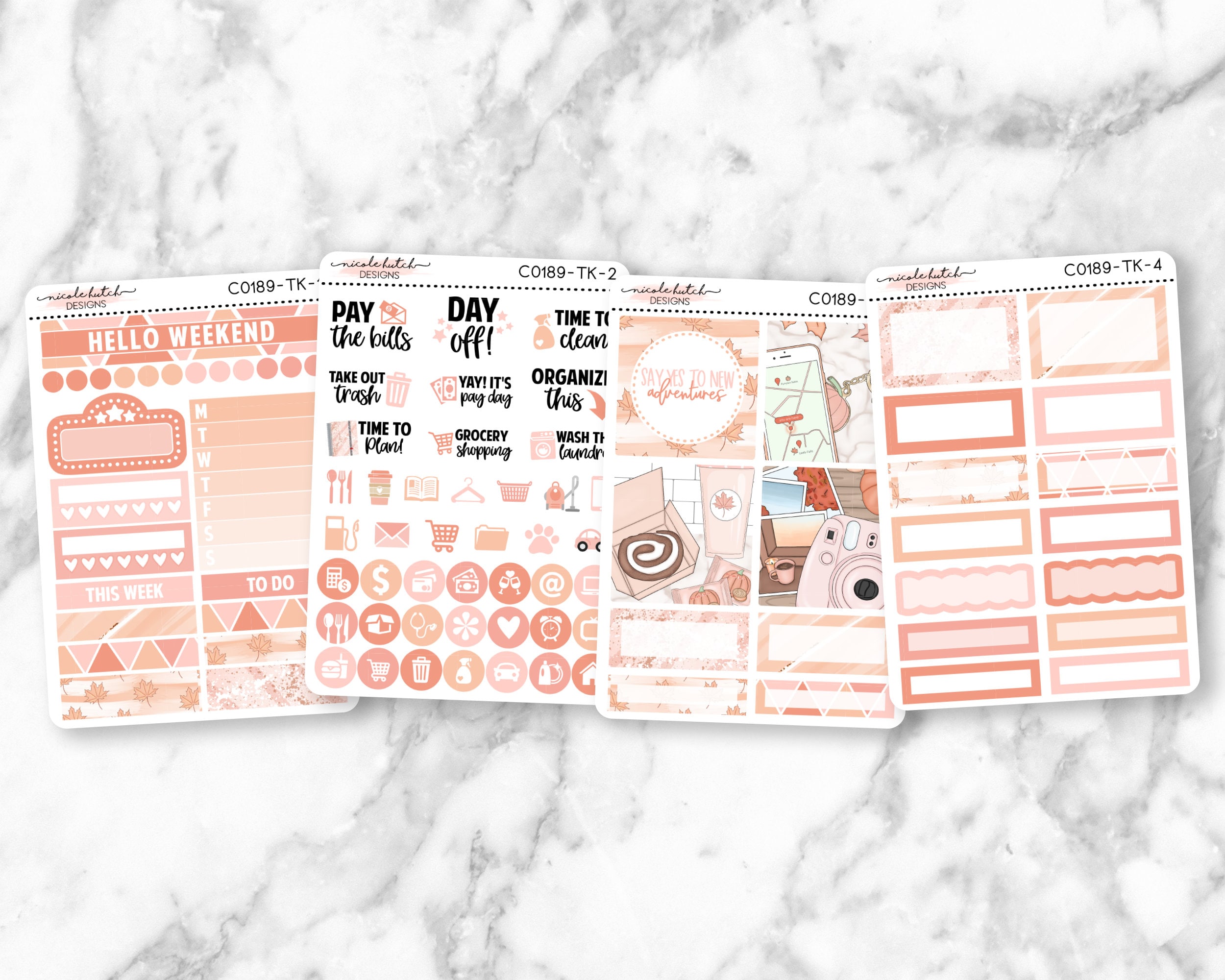 Kids Daily Planner Stickers