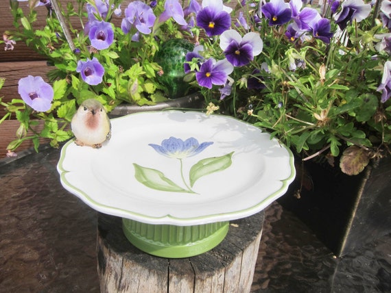 Bird Bath Bird Feeder Flower Plate Chocolate Dessert Etsy