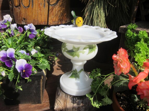 Bird Bath Bird Feeder Ivy Lamp Wedding Table Decorations Etsy