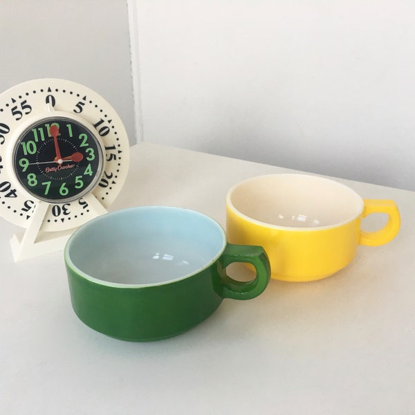 Milk Glass Ice Cream Bowls Etsy