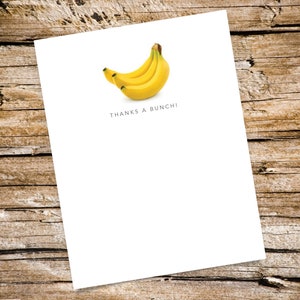 Carte de remerciement Banana Bunch