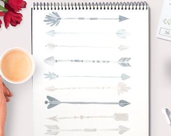 aquarel pijlen, clipart pijlen, afbeeldingen, tribal clipart, pijl illustraties, aquarel clipart, neutrale clipart, baby clipart, kinderkamer