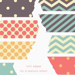 Washi clipart, washi tape clipart, discount clipart, digital washi, tape clipart, washi graphics, tape graphics, chevron washi clipart, image 2