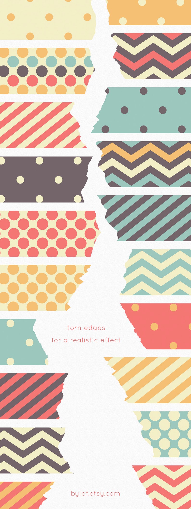 Washi clipart, washi tape clipart, discount clipart, digital washi, tape clipart, washi graphics, tape graphics, chevron washi clipart, image 2