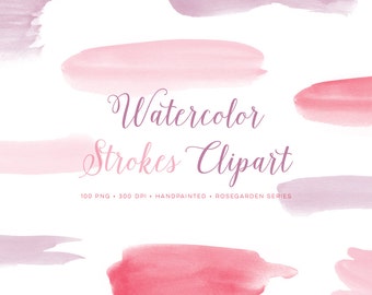 Watercolor clipart, watercolor strokes, brush clipart, watercolour clipart, paint clipart, watercolor brushstrokes, watercolor brush strokes