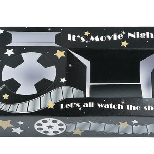 Movie night snack tray (12), concession tray, movie night party, drive in birthday, party supplies, drive in party, snack tray box food tray