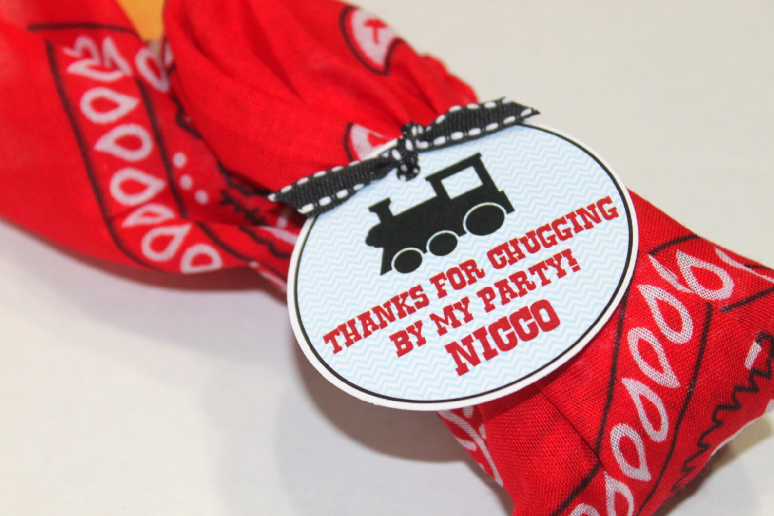 Train party favor set of 10 includes train whistle and red Etsy