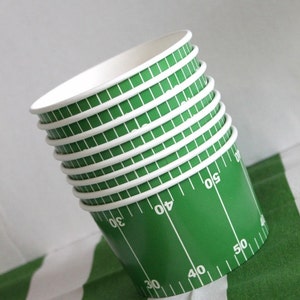 Football favor cup, chili soup cup, bowl 24, green favor cup, party favor, candy box, favor, box, cup, bowl, party supplies image 5